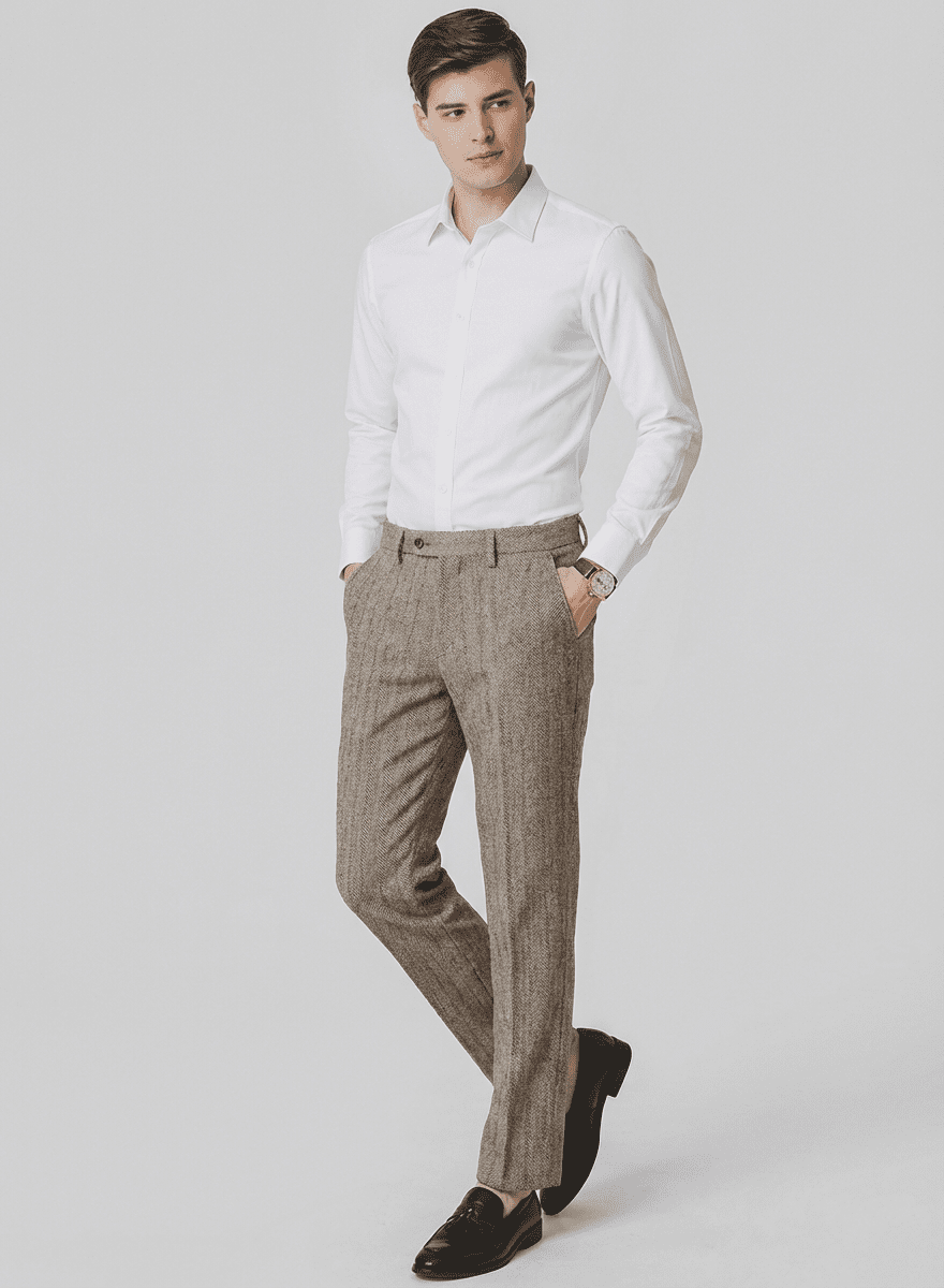 Langford Trousers™ Farringdon Tweed Slim - Langford Maison