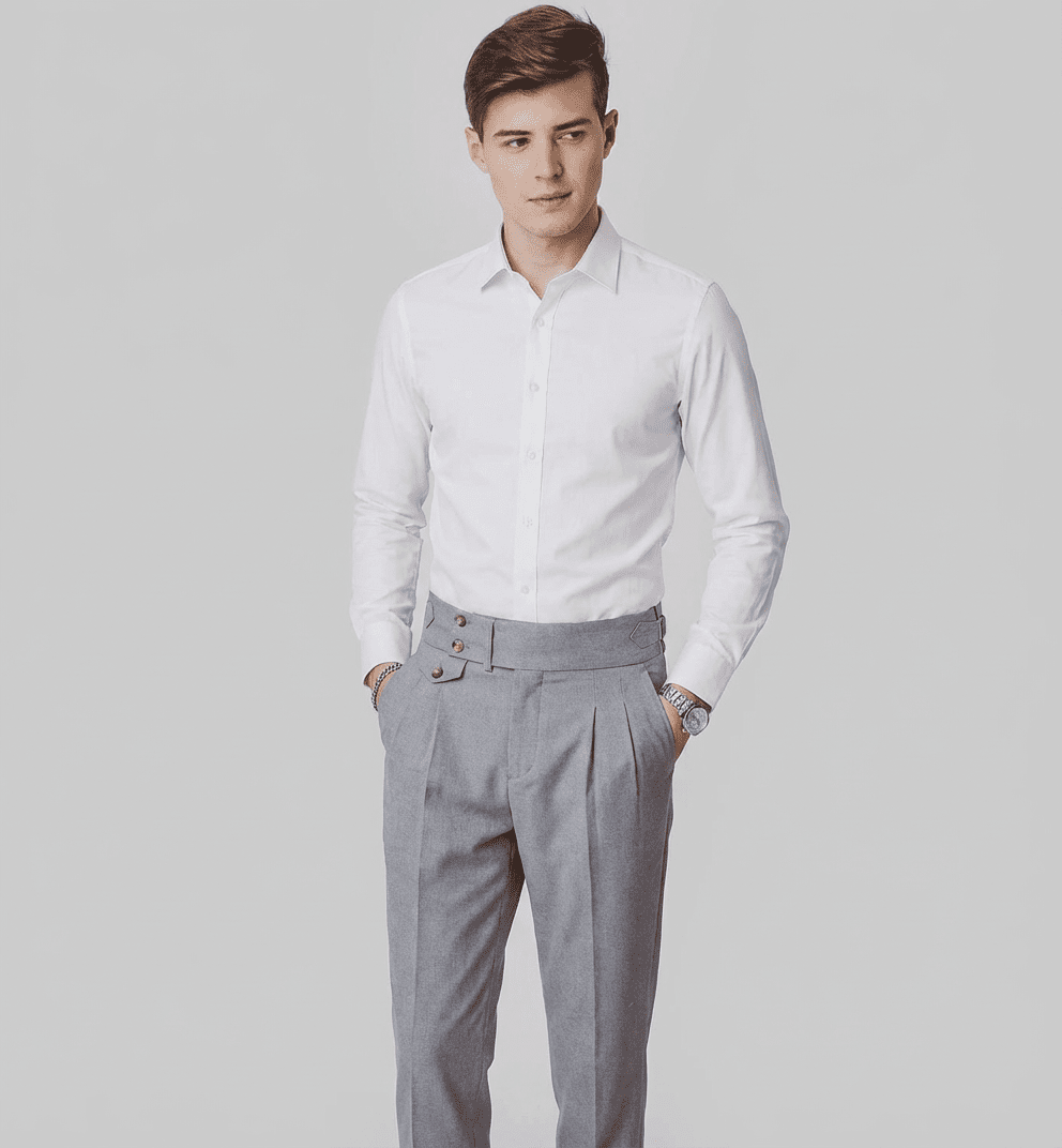 Langford Trousers™ Regent Pleat - Langford Maison