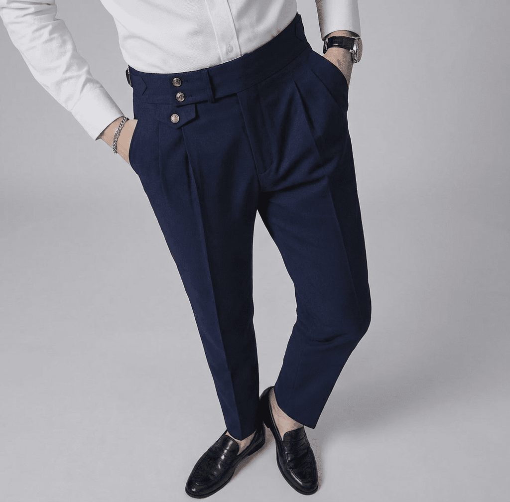 Langford Trousers™ Regent Pleat - Langford Maison