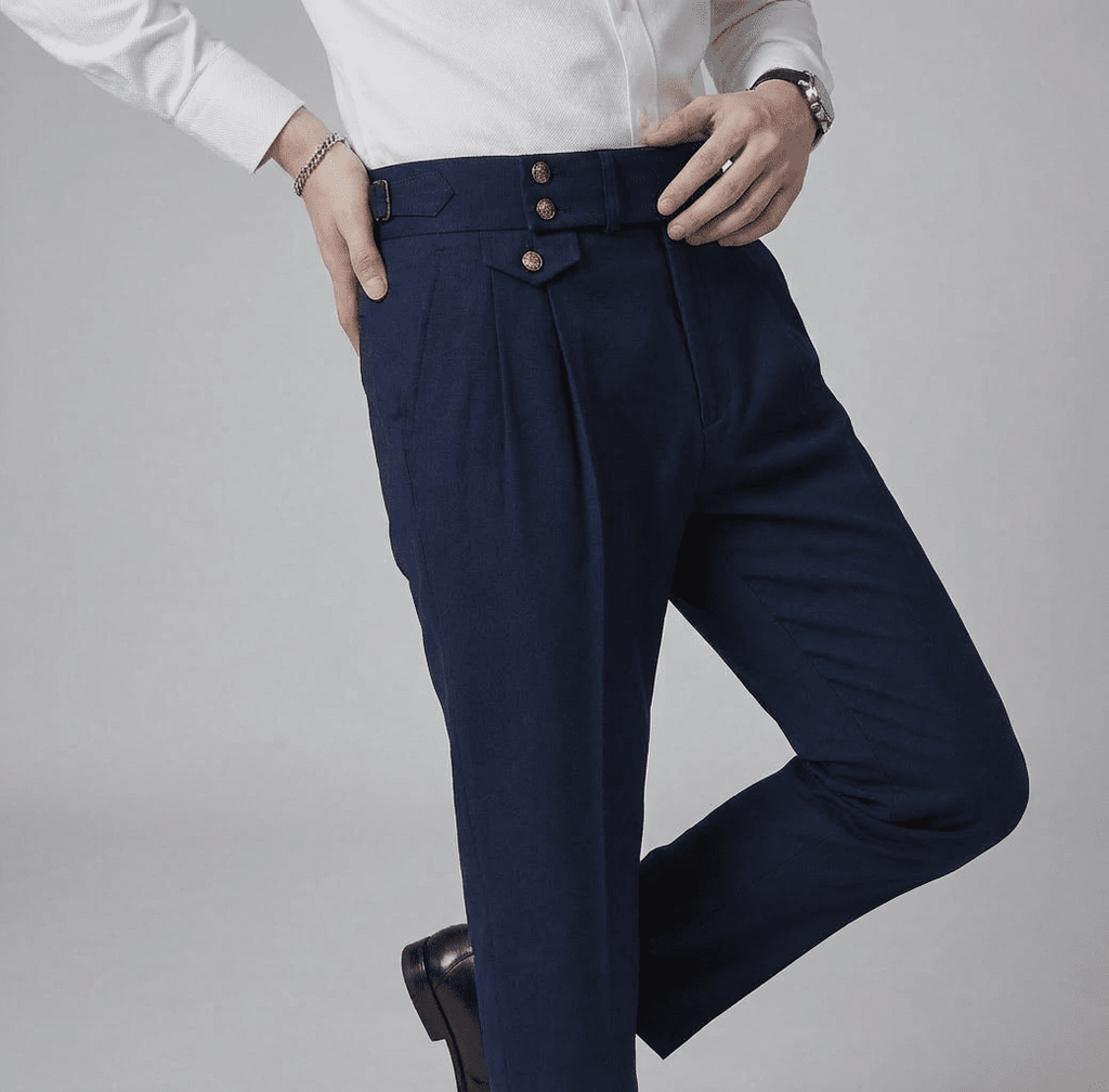 Langford Trousers™ Regent Pleat - Langford Maison